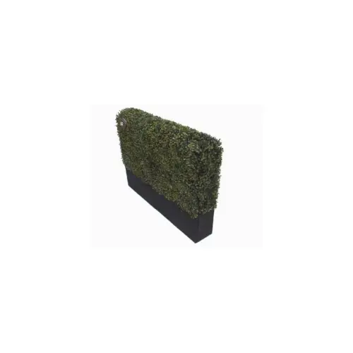 Premium Artificial Boxwood Hedge with Timber Base Artificial Boxwood Hedge