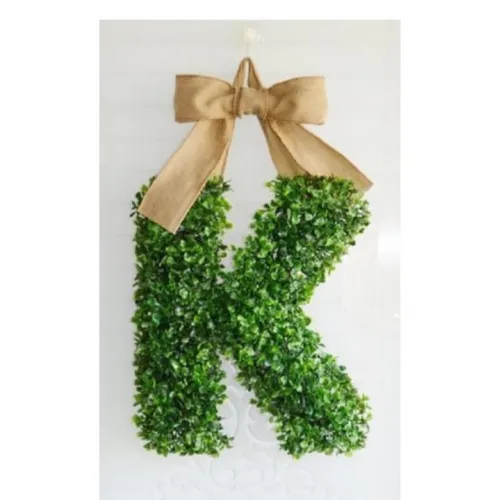 Artificial Boxwood Topiary Letters Artificial Boxwood Topiary Letters