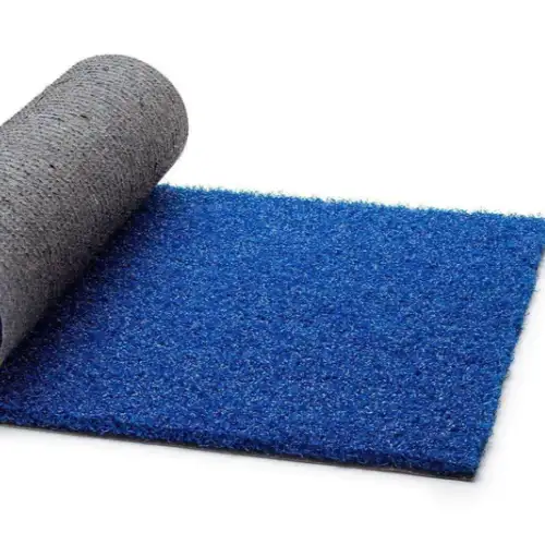 Blue 18mm Artificial Grass Carpet for Kids Blue 18mm Play Area Artificial Grass Carpet