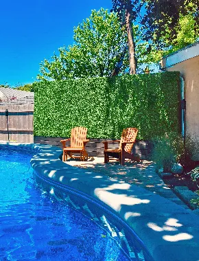 Artificial Hedge Poolside Areas