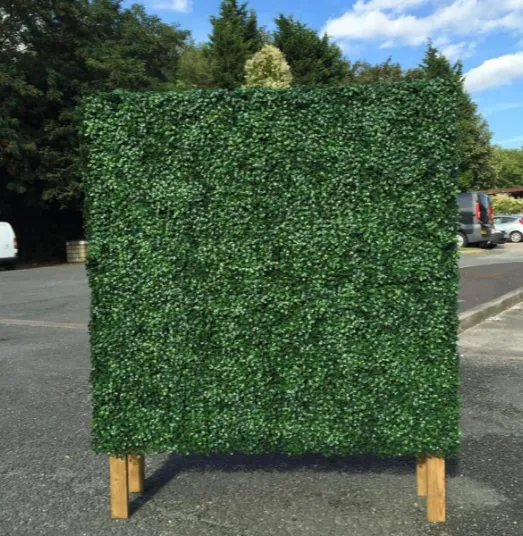Artificial Hedge waterProof Green Grass Wall Panel Artificial Boxwood Hedge