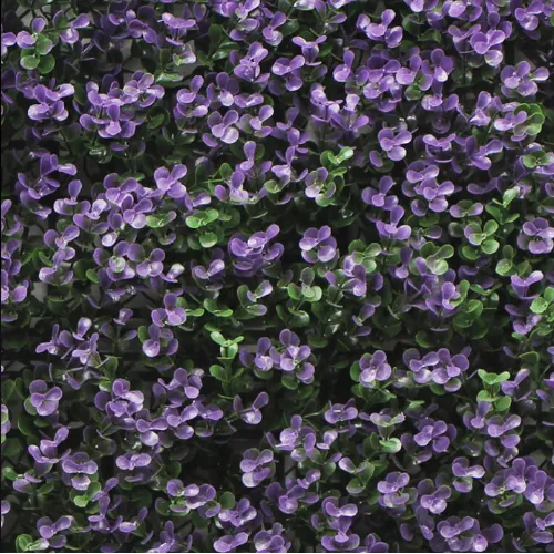 Artificial Purple Buxus Panel
