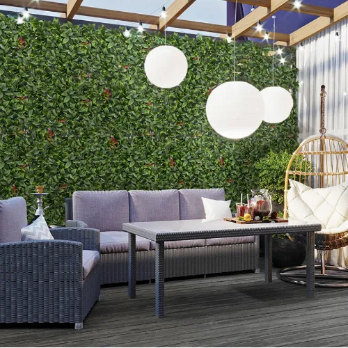 Premium Photinia Artificial Hedge