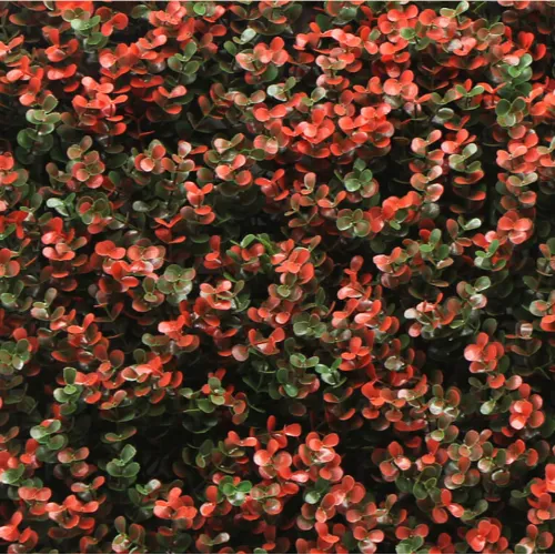 Red Buxus Artificial Hedge