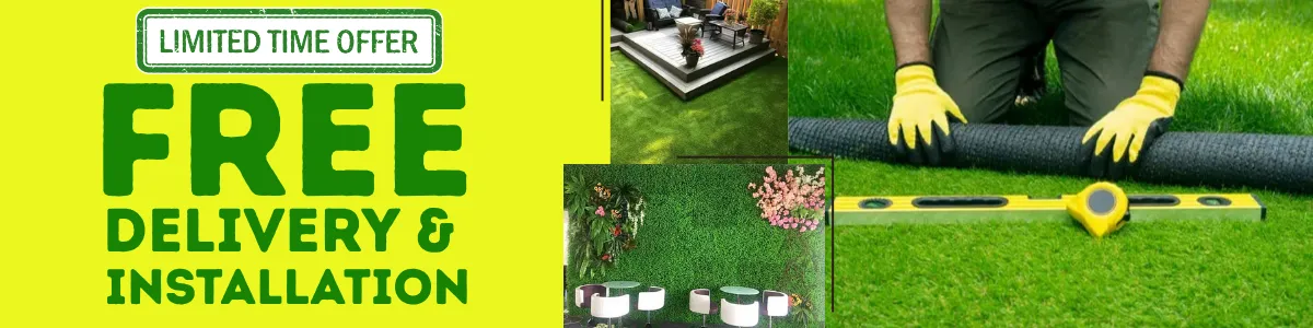 Artificial Grass Sale Banner
