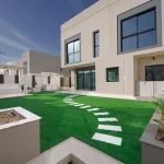 Modern Abu Dhabi villa with artificial grass 4